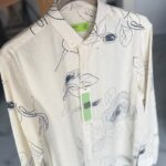 Men's Off-White Floral Print Shirt