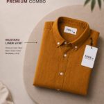 Imported Soft Linen Shirt- Mustard