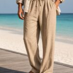 Imported Soft Linen Pant - Sandal