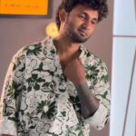 Green Premium Printed Linen Shirt