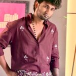 Brown Bottom Embroidery Premium Full-Hand Traditional Shirt