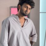 Light Grey Linen Short Kurta