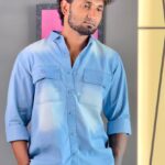 Ice blue Double Pocket Denim Shirt