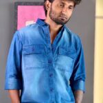 Indigo blue Double Pocket Denim Shirt