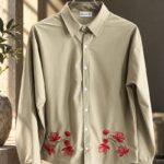Bottom Embroidery Shirt